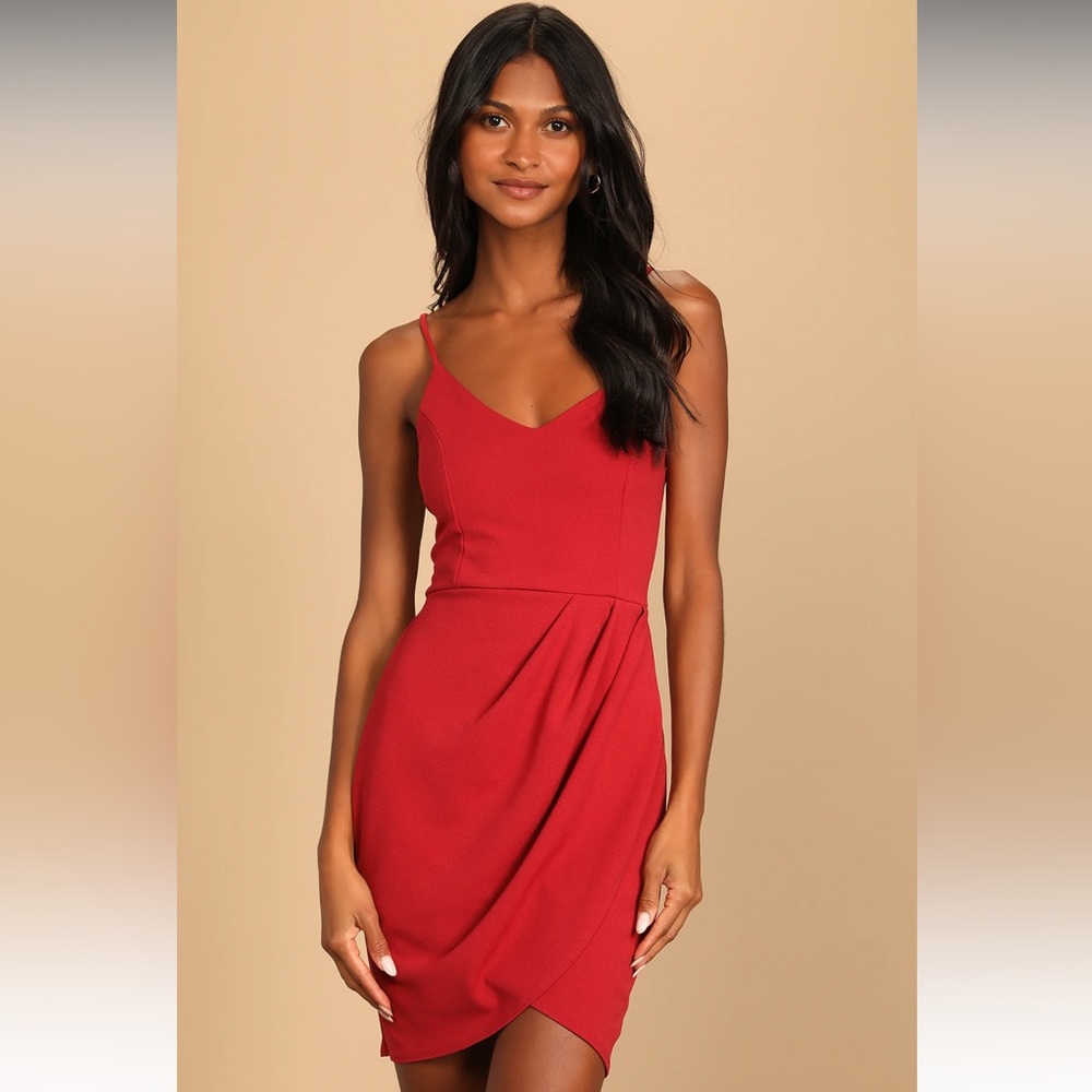 Red Lulu’s Bodycon Dress